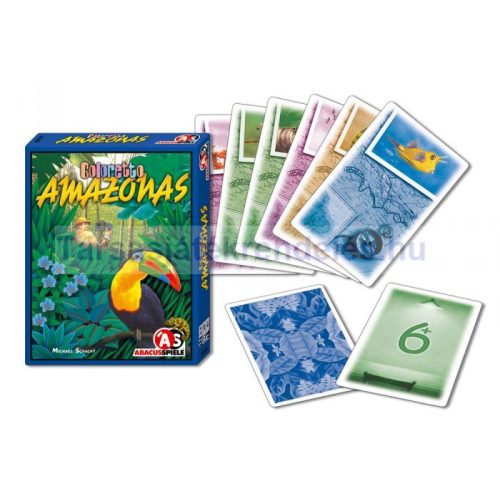 Coloretto Amazonas társasjáték kártya