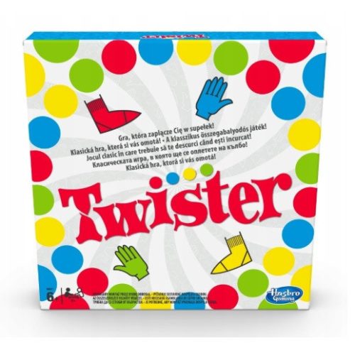 Twister társasjáték - angol nyelvű táblával - Hasbro