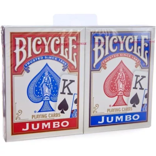 Bicycle Rider Back, jumbo index póker kártya, dupla