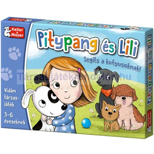 Pitypang és Lili - Segíts a kutyusoknak társasjáték