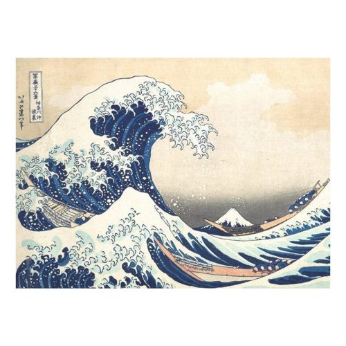 Puzzle 1000 db-os - Museum Collection - Hokusai - A nagy hullám Kanagawánál - Clementoni 39378