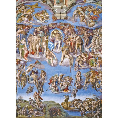 Puzzle 1000 db-os - Michelangelo: Az utolsó ítélet - Clementoni 39497