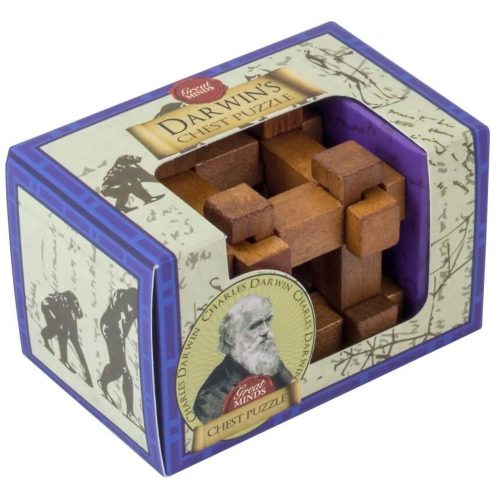 Nagy Elmék - Darwin Láda Professor Puzzle mini ördöglakat