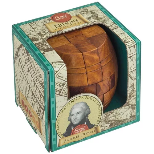Nagy Elmék - Nelson Hordó Professor Puzzle ördöglakat