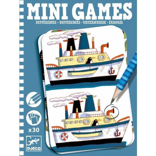 Mini Játékok Eltérések úti társasjáték - Djeco