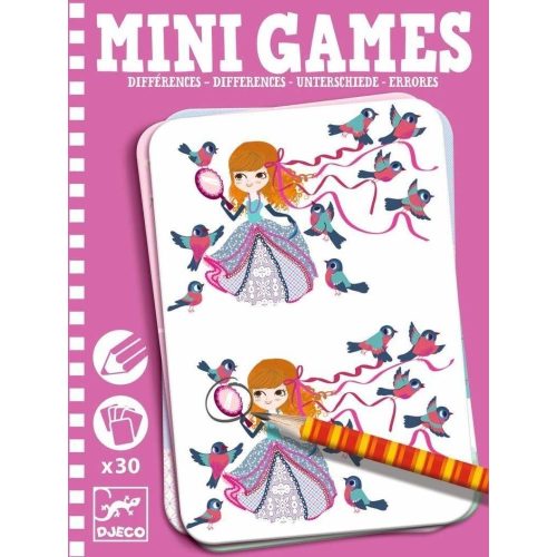 Mini Játékok Különbségek úti társasjáték - Djeco