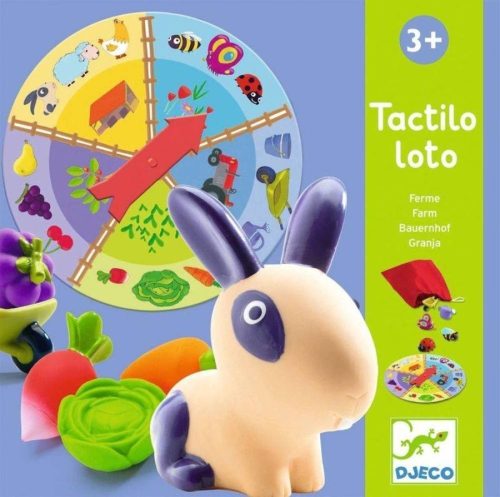 Tapintható Lottófarm - Tactilo lotto farm - Társasjáték - Djeco