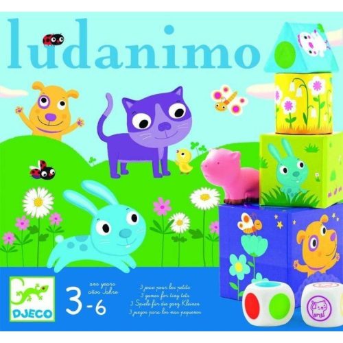 Ludanimo - 3 az 1-ben társasjáték - Djeco