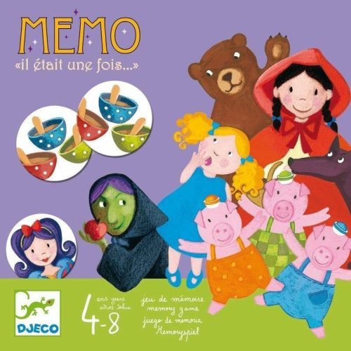  Mémo - Il était une fois - Az én mesém - Memória fejlesztőjáték - Djeco