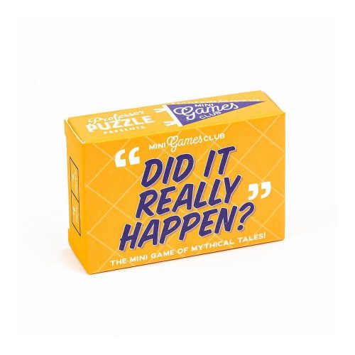 PP Matchbox kártyajáték- Did it really happen ?, angol