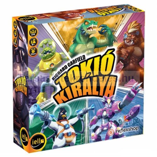 Tokió Királya társasjáték-King of Tokyo magyar kiadás - Iello