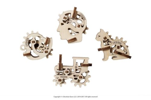 Ugears mini vegyes modellek  - mechanikus modell