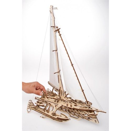 Trimarán hajó mechanikus modell - Ugears