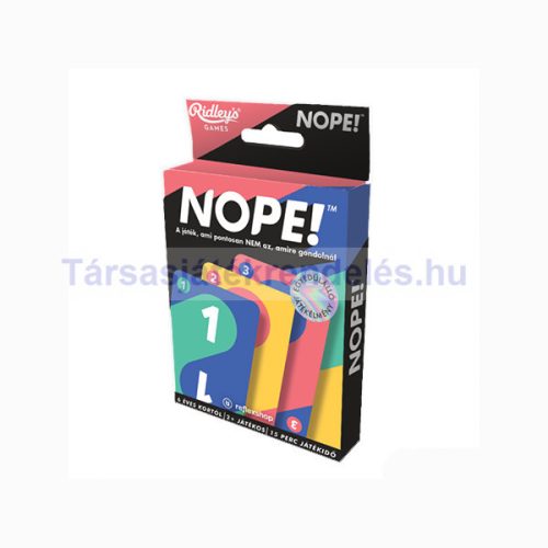 NOPE! - társasjáték