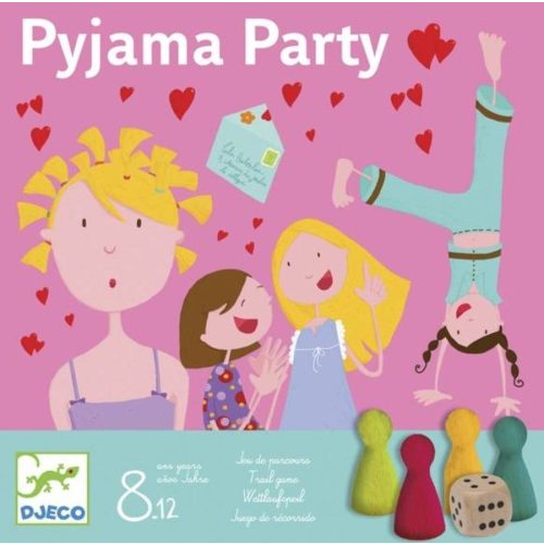 Pizsama party - Pyjama party - Vicces, beszélgetős társasjáték - Djeco