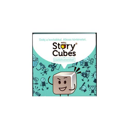 Sztorikocka társasjáték cselekvésekkel - Story Cubes actions