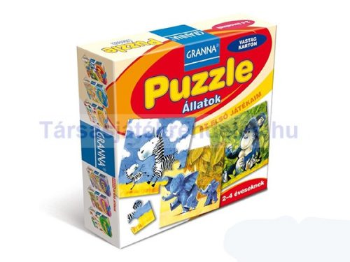 Az első játékaim Puzzle - Állatok - Granna