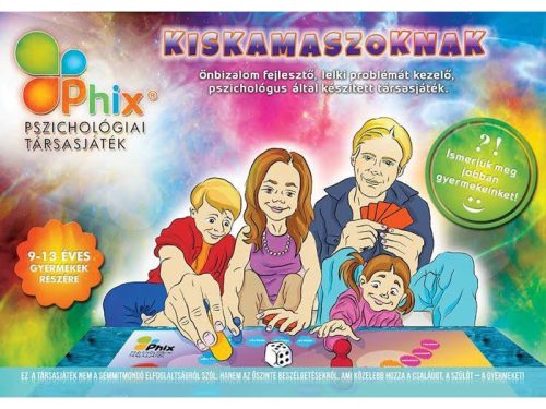 Phix pszichológiai társasjáték - kiskamaszoknak - SÉRÜLT DOBOZOS