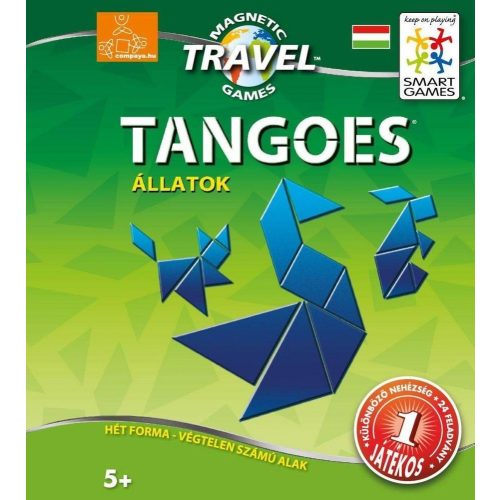 Magnetic Travel Tangoes-Állatok logikai útijáték Smart Games