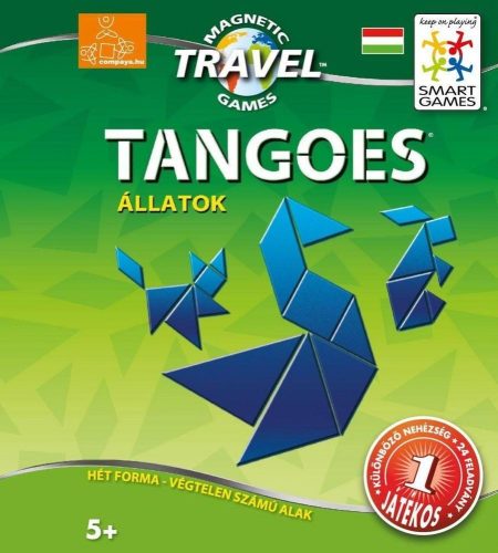 Magnetic Travel Tangoes-Állatok logikai útijáték Smart Games