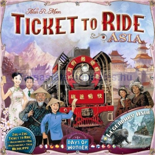 Ticket to Ride Ázsia - Map Collection: 1. kiegészítő térkép