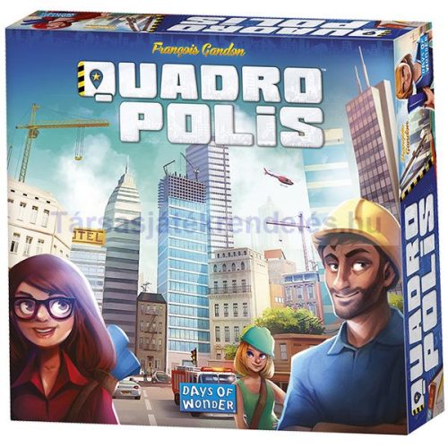 Quadropolis társasjáték - magyar nyelvű