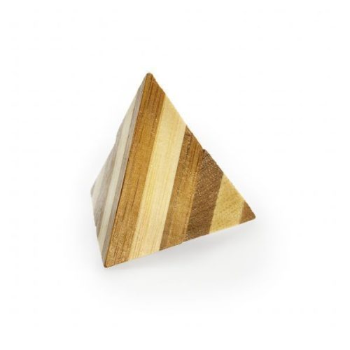 Pyramid - bambusz puzzle ördöglakat