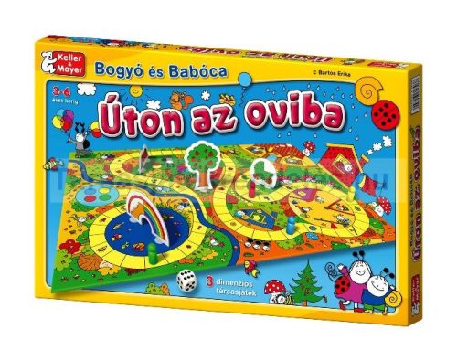 Bogyó és Babóca - Úton az oviba 3 dimenziós társasjáték