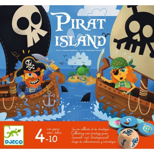 Kalóz sziget - Gyorsasági társasjáték - Pirat Island - DJ08595