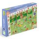 Kis barátok játszótere - Megfigyelő puzzle 35 db - Little friends' garden - DJ07596