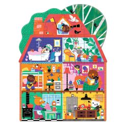   Kis barátok házikója - Óriás puzzle 36 db - The Little Buddies' House - DJ07169
