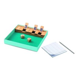 Kockapóker - Logikai társasjáték - Shut the box  - Djeco