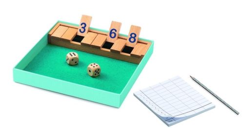 Kockapóker - Logikai társasjáték - Shut the box  - Djeco