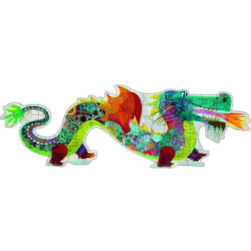 A sárkány 36 db-os óriás puzzle - Leon the dragon - Djeco