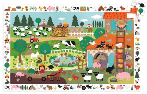 Djeco 35 db-os Kereső puzzle - A farm 07591