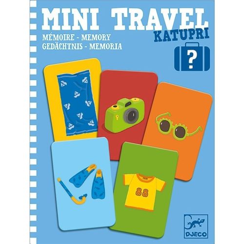 Memória játék utazó játék - Mini Travel - Katupri - Djeco