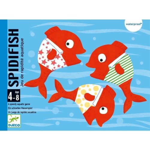 Gyors halak - Gyorsasági vizes kártyajáték - Spidifish - Djeco