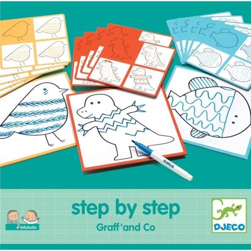 Step By Step Graff' and Co - rajzoktatás lépésről-lépésre - Djeco