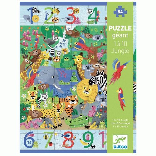 Djeco 54 db-os Megfigyeltető puzzle - Dzsungelben 