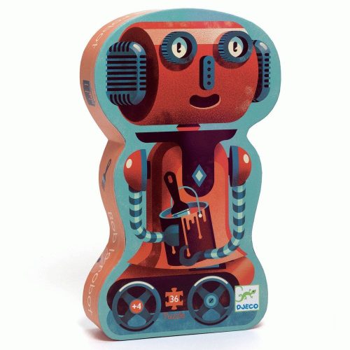 Bob a robot - Formadobozos puzzle 36 db-os - Bob the robot 36 pcs - DJ07239
