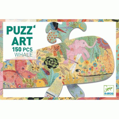 Bálna művész puzzle 150 darabos - Whale - Djeco - DJ07658