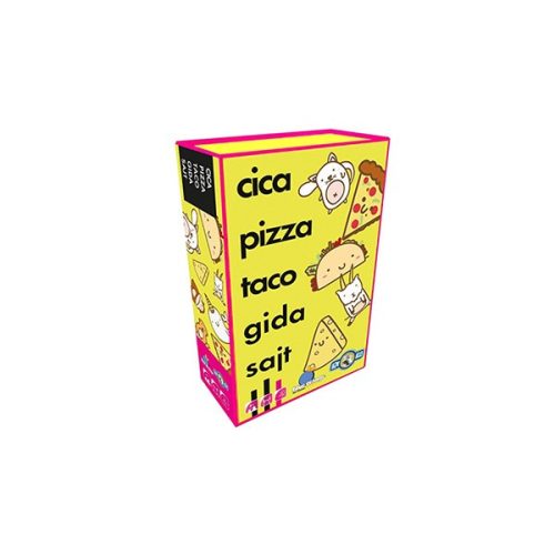 Cica, pizza, taco, gida, sajt társasjáték