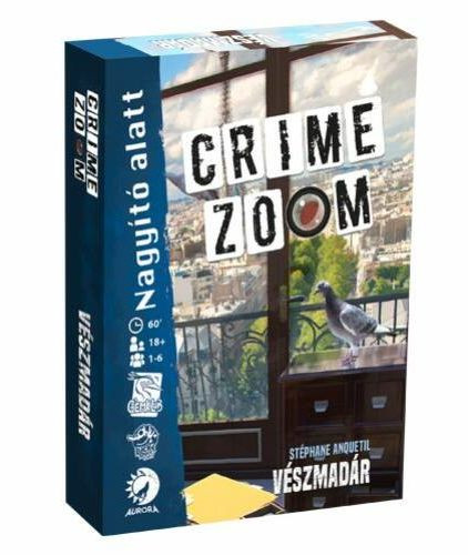 Crime Zoom: Nagyító alatt - Vészmadár társasjáték