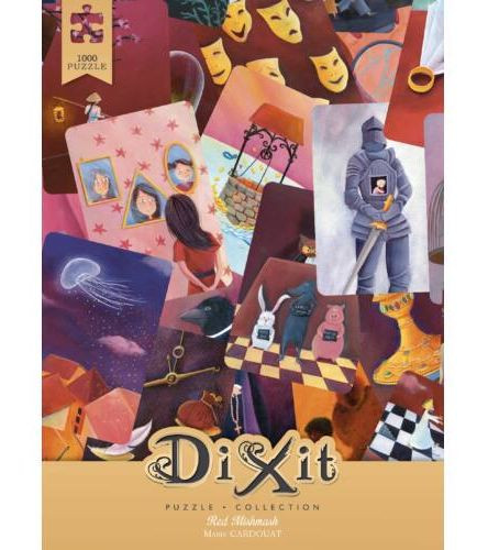 Dixit puzzle 1000 - Skarlát árnyalatok (Red Mishmash - 02)