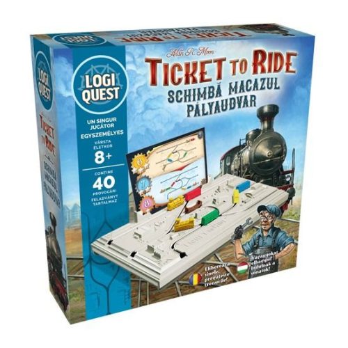Logiquest: Ticket to Ride Pályaudvar társasjáték