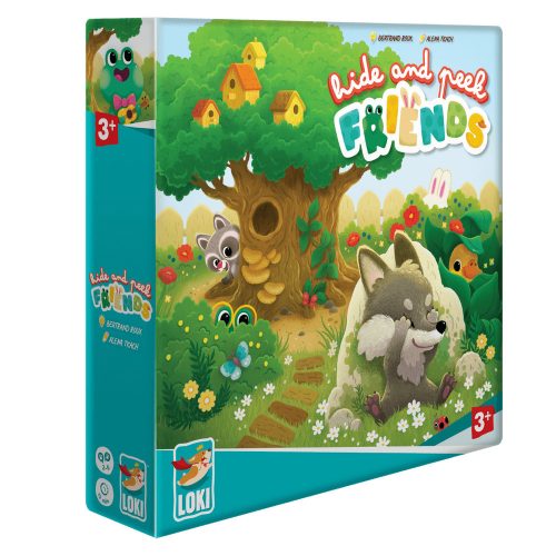 Hide and Peek Friends társasjáték, angol nyelvű