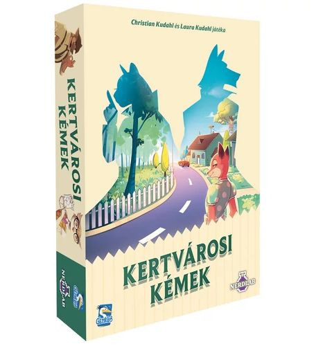 Kertvárosi kémek társasjáték BONTOTT DOBOZOS