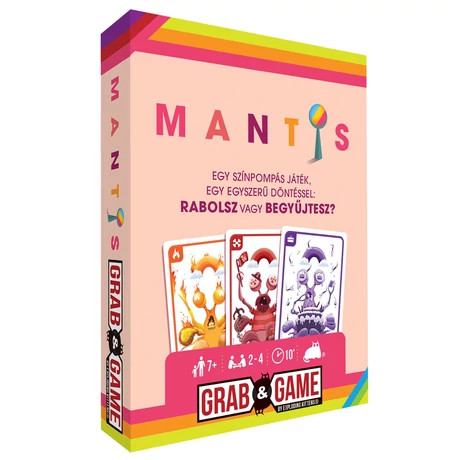 Mantis - Mini társasjáték BONTOTT DOBOZOS