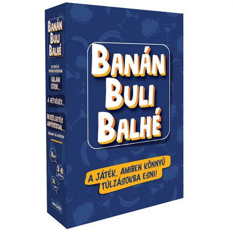 Banán, buli, balhé társasjáték BONTOTT DOBOZOS