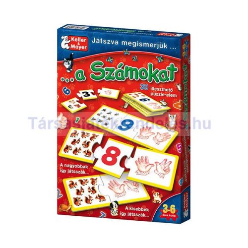 Játszva megismerjük - A számokat társasjáték